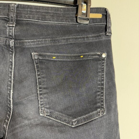 Anthropologie Pilcro and The Letterpress Stet Skinny Jeans Womens 27 Black Denim - Picture 10 of 16